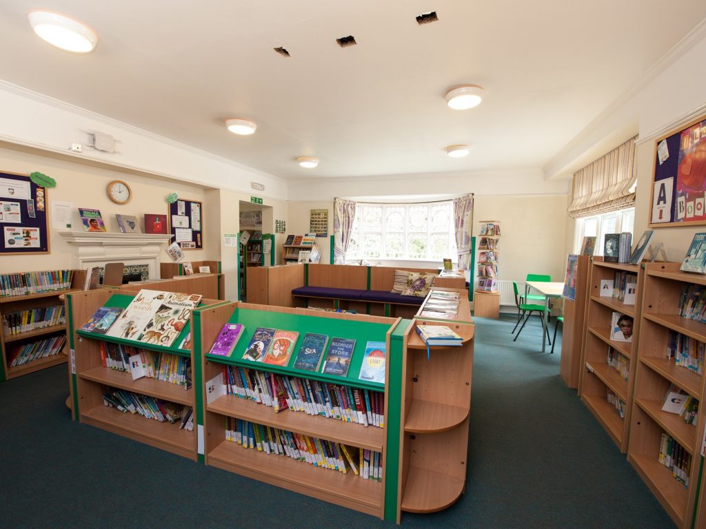 Library available for use by prep school students